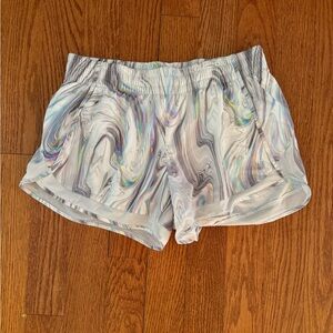 {athleta} Mesh Racer Run Shorts Size Medium